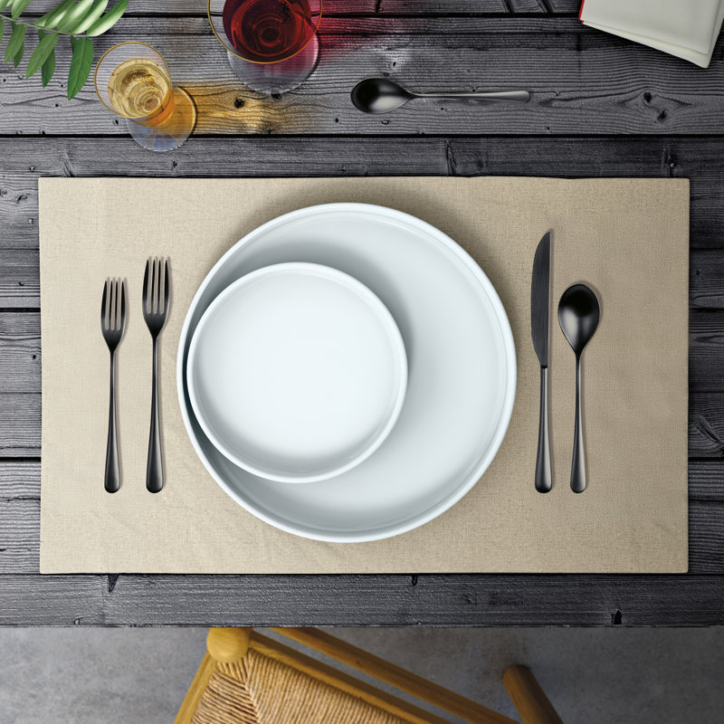 MEPRA Neve Stainless Steel Flatware, Ice Black Gold