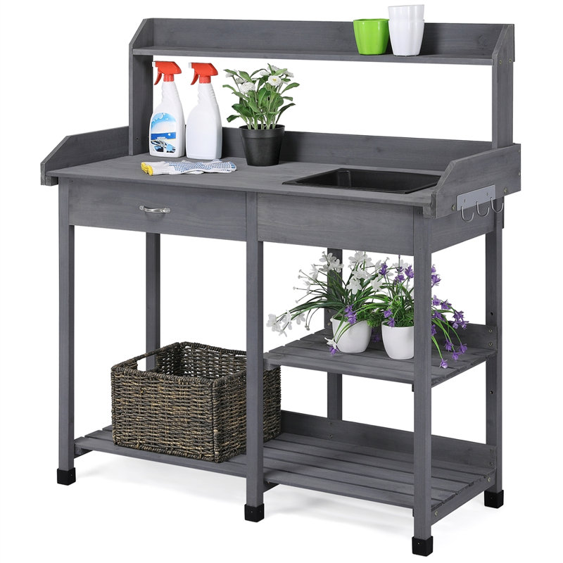 Banc de rempotage Burroughs, Gris