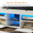 Debernardi LED TV Stand for 55 inch TV, Modern Entertainment Center Media Console, Led Lights, High Glossy-2142770828