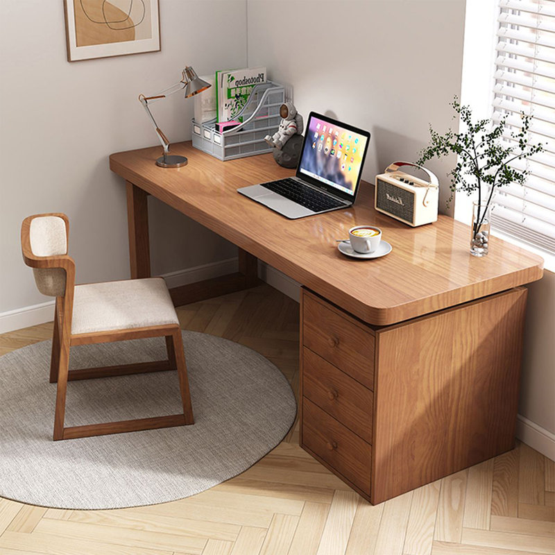 Bureau rectangulaire moderne et simple avec armoires, Oui, H 29,53 po x l 78,74 po x P 23,62 po