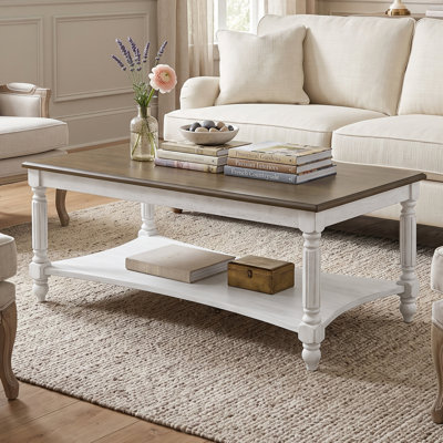 Branham Solid Wood Rectangular Coffee Table