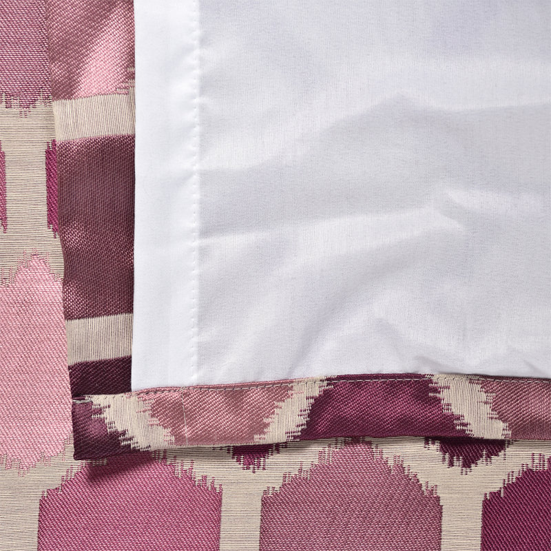 Walter Room Darkening Curtain Single Panel, Fuschia