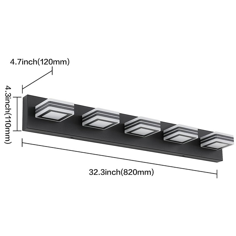 Adit 5 - Light LED Vanity Light