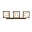 Éclairage pour meuble-lavabo 3 lumières 24 "en T" 24 "-126702430-126702434-126702436
