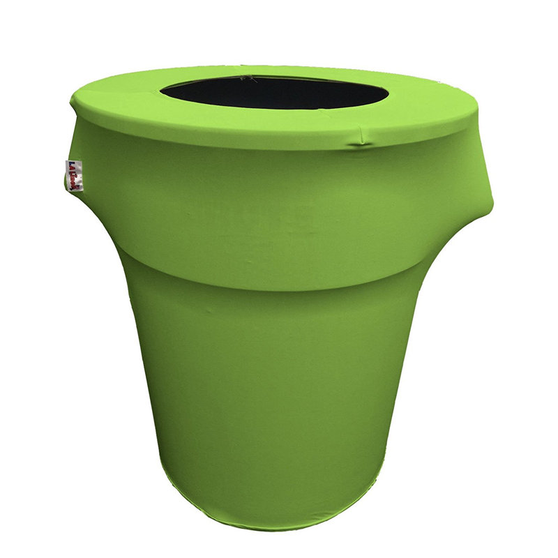 Housse pour poubelle extensible en élasthanne, Lime