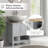 Adjustable Mdf Storage Cabinet Modern Bathroom Organization