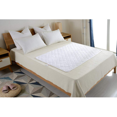 Protège-matelas simple en polyester imperméable Lochlan