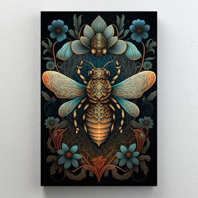 " Lilies And Bee "