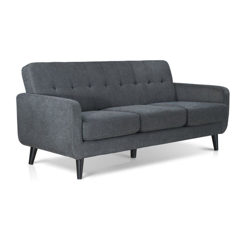 Jean Chenille Sofa, Charcoal