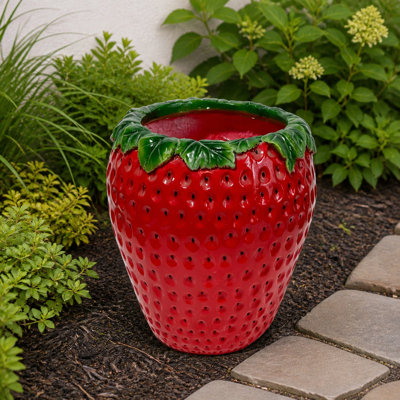Strawberry Decorative Planter
