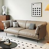 Coussin modulaire en cuir véritable