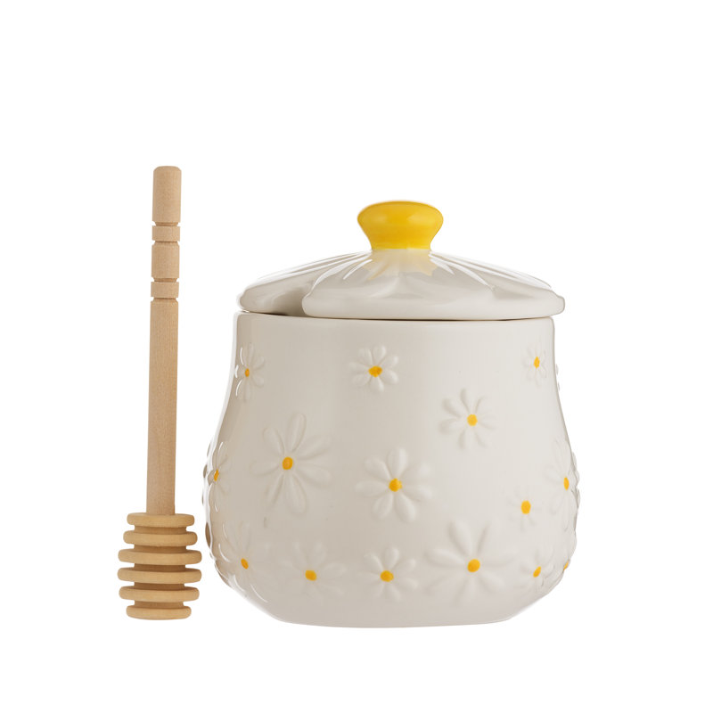 Daisy Ceramic Food Storage Container