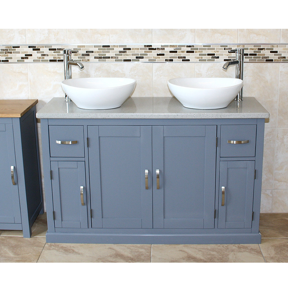 Regatta 123mm Free-standing Double Vanity Unit