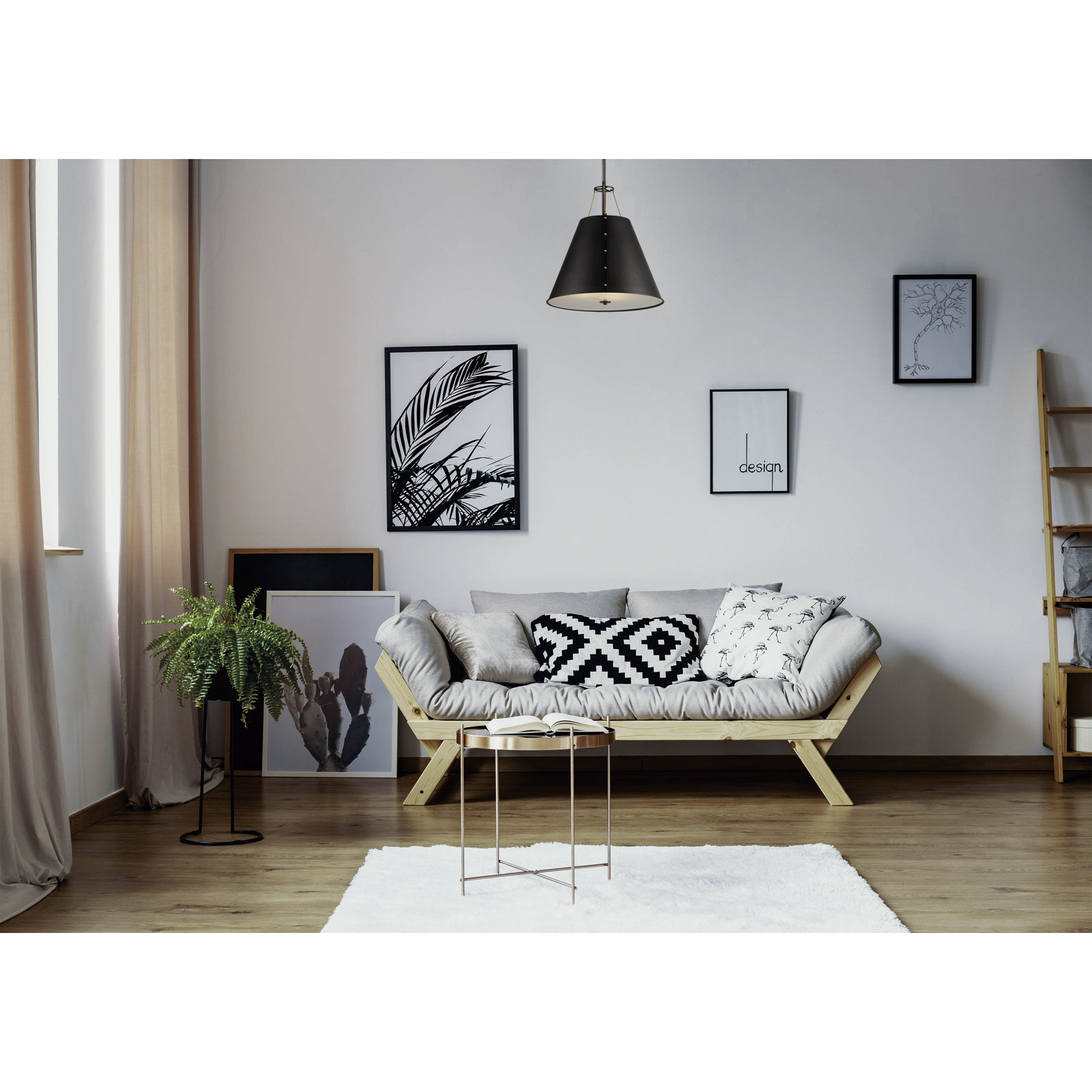 Single Light Metal Dimmable Pendant