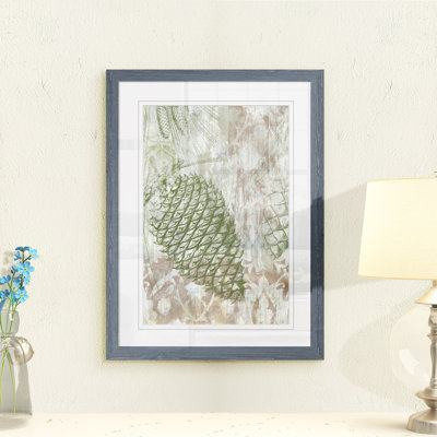 " 'Pinecone Fresco I' " by Paul Cezanne Acrylic Painting