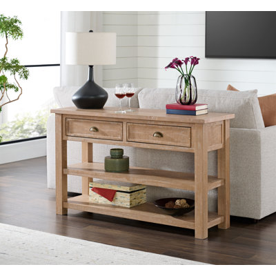 Holliman 50'' Solid Wood Console Table