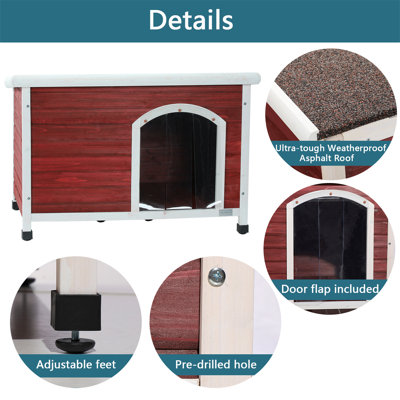 Large Wooden Outdoor Dog House
