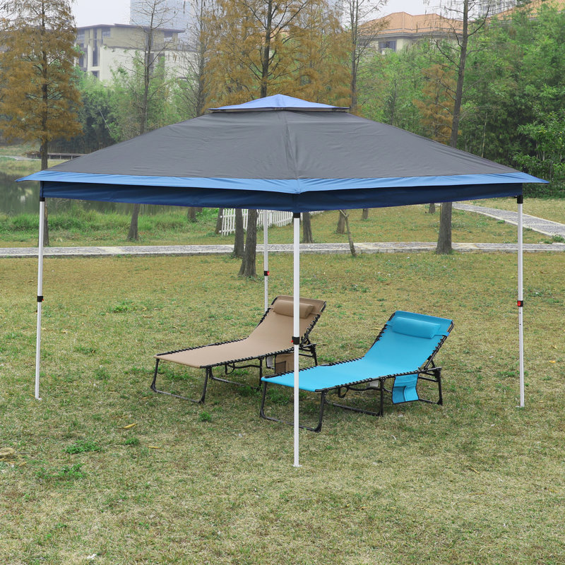 Abri de jardin en acier de l 10 pi x P 10 pi, Bleu