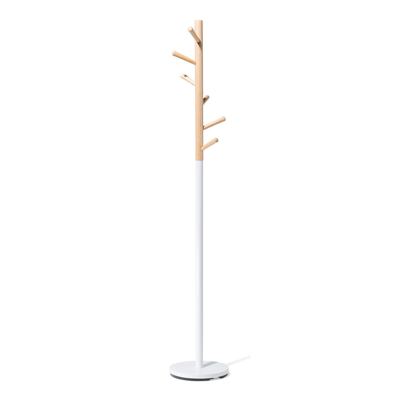 Solid Wood Freestanding Coat Rack