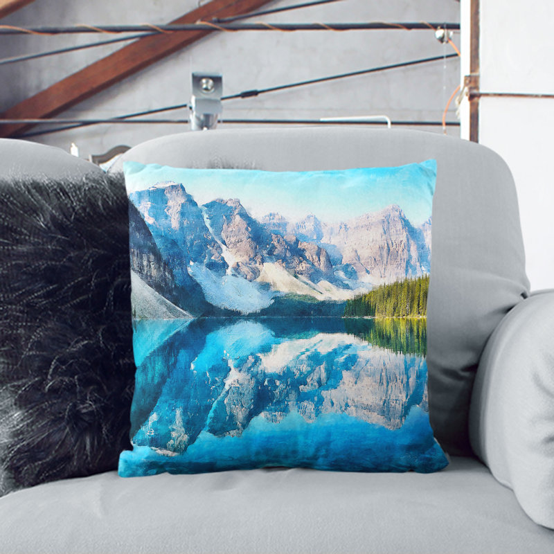 Square Cushion, Black, 55cm H x 55cm W x 20cm D