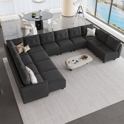 Zendajas Upholstered U-Shaped Sectional