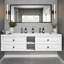 84'' W Wall Mounted Double Bathroom Vanity Base