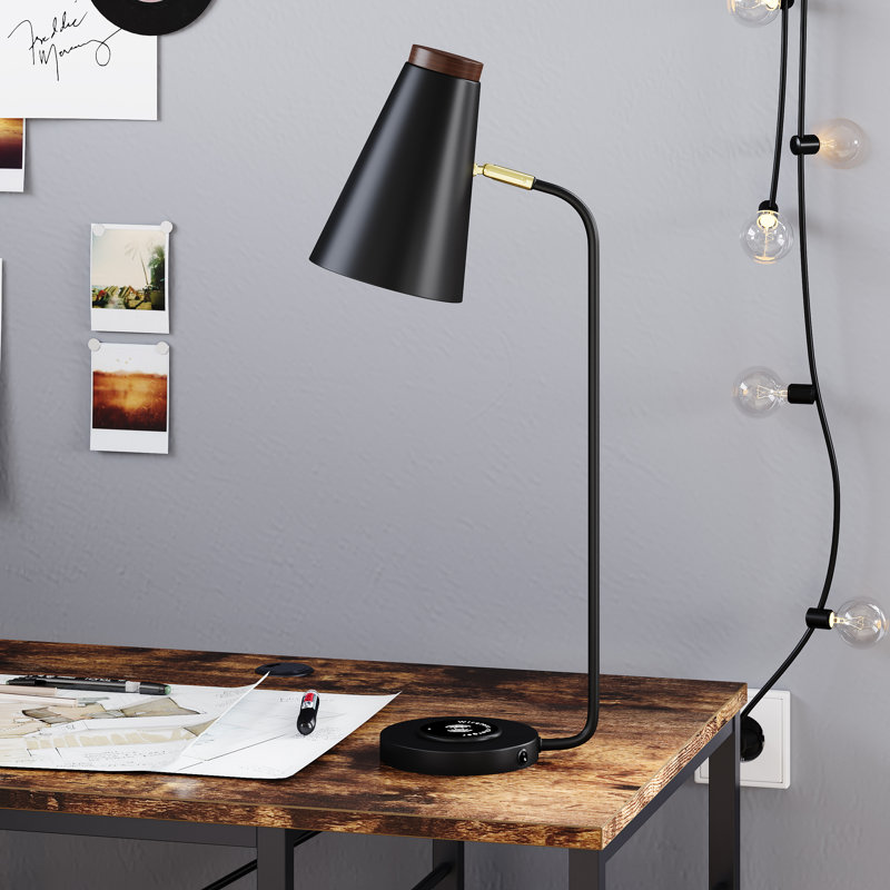 Desk Lamp with Wireless Charging