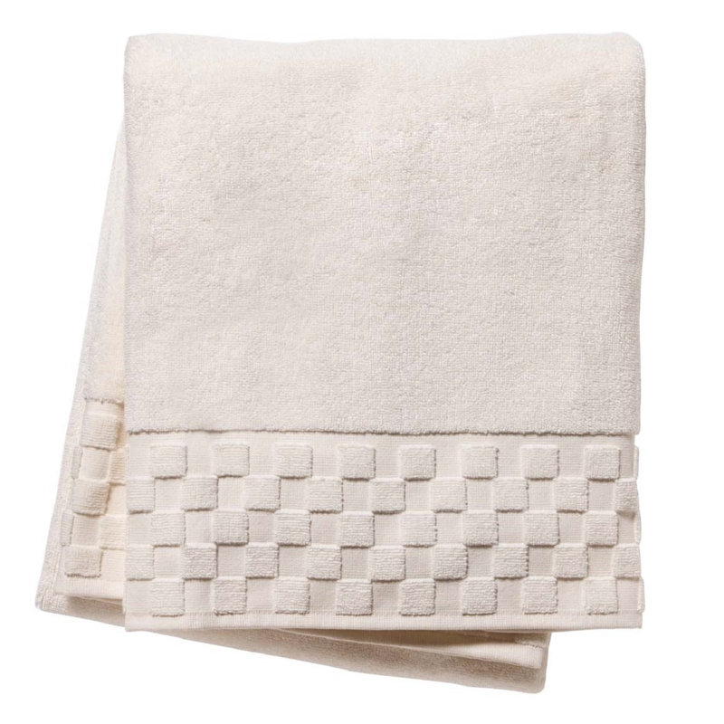 Plush Bath Towel, Ivory