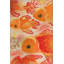 Tapis tissé à la machine à motif de poisson orange lavable à la machine-528278105