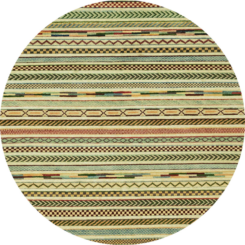 Abstract Indoor Rug, Round 3'