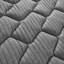 Matelas, très grand matelas hybride matelassé de 13 po avec tissu anti-mèche | Mousse + ressort | Gris anthracite