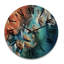 Horloge murale en bois massif Tukwila-366715707