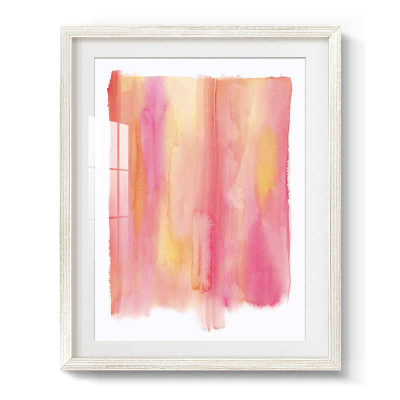 Summer Sherbet Wash II - Imprimé encadré