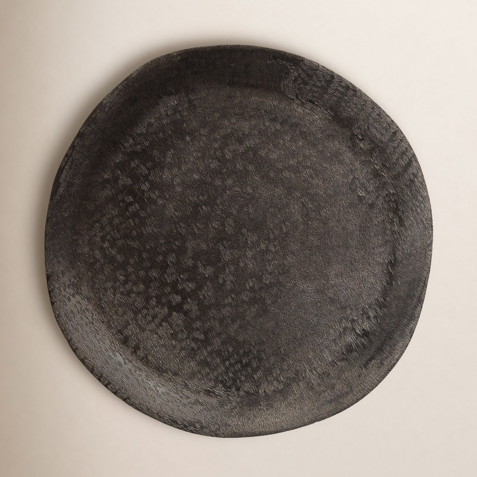 Zadia Metal Charger, Graphite