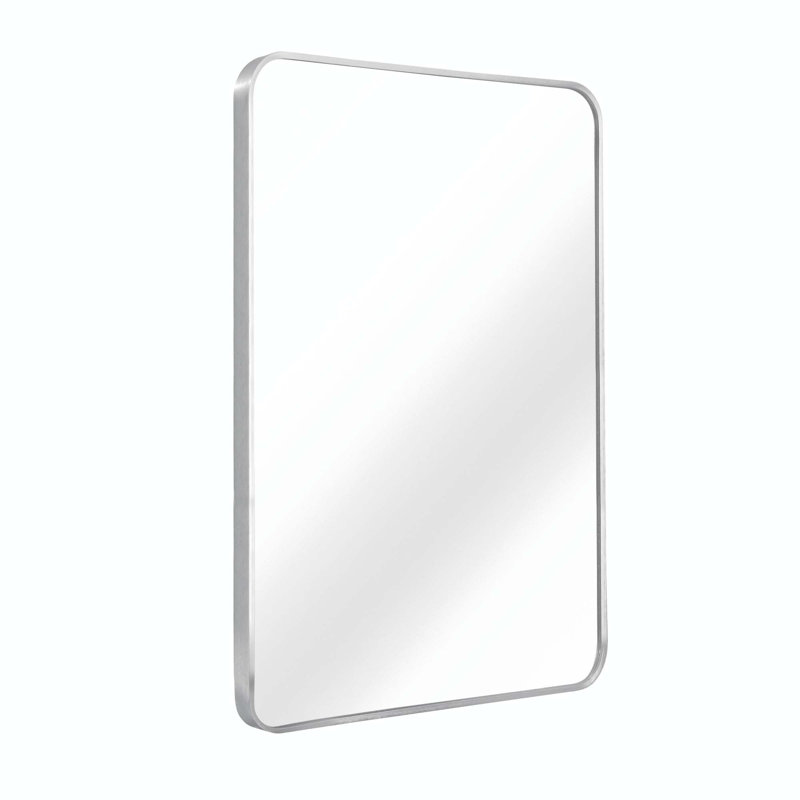 Rauch Aluminum Mirror, Silver, 30" x 40", Arch