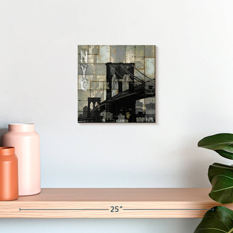 Nicci NYC Industrial II, H 10 po x l 10 po