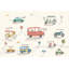 Illustration de transport, véhicules, véhicules, enfants, illustration murale-114352817-114352820