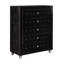 Mikrut Black 3-Piece Upholstered King Bedroom Set with Chest-78701411-78701414