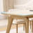 Modern simple fashion rectangular dining table set