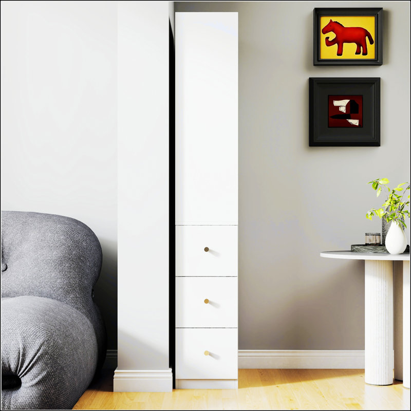 Armoire de rangement H 70,87 ", Blanc
