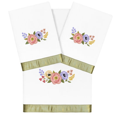 3 Piece 100% Turkish Cotton Towel Set