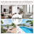 97.2"L Extendable Aluminum Outdoor Dining Table