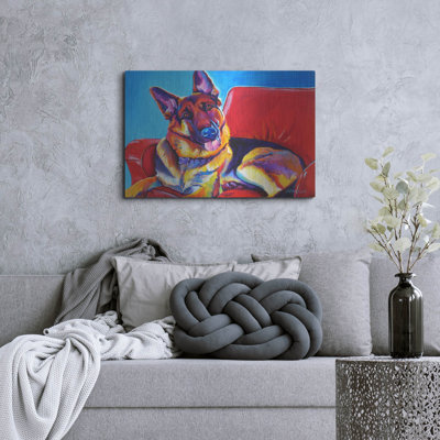 " Gsd - Zeke " by Dawg Painter