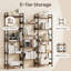 140cm H x 158cm W Metal Bookcase