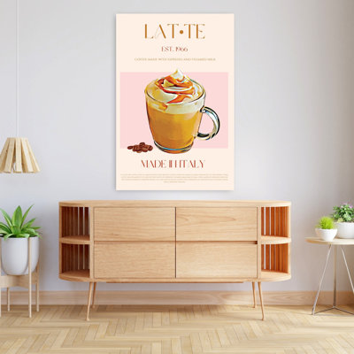 «Sweet Caramel Latte», art mural contemporain