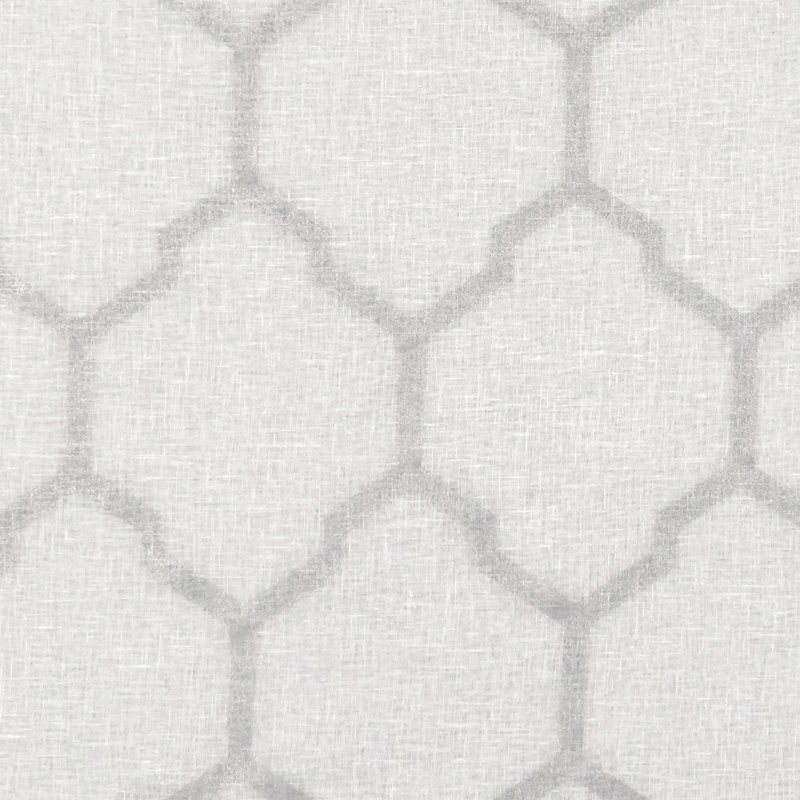 Lusso Sheers Arturo Fabric, Silver