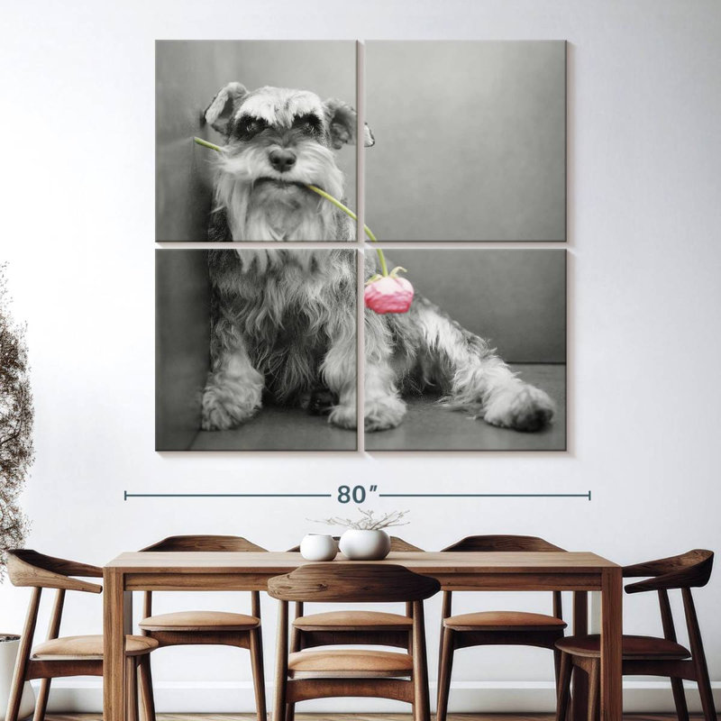 Brampt Ziggy BW, 74" H x 74" W