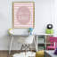 Cadre flottant rose You You Kind Kind, design par Christine Simpson Art-1108723991-1108723990