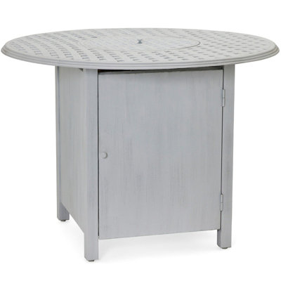 Round Counter Height Fire Table