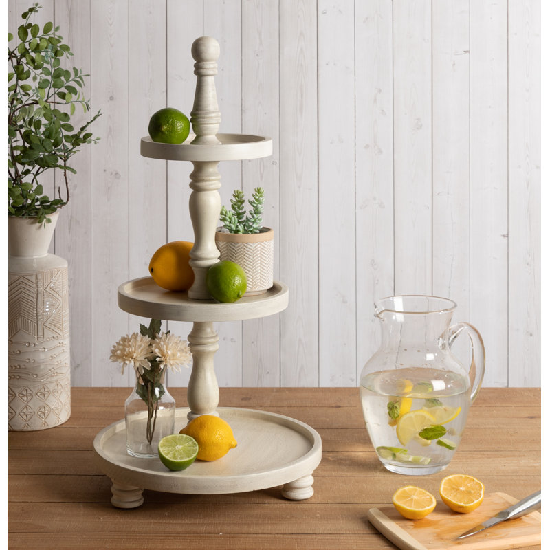 Latonia Wood Tiered Stand